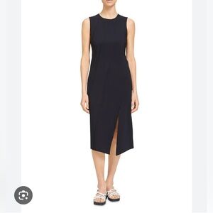 Theory Precision Ponte Seamed Dress